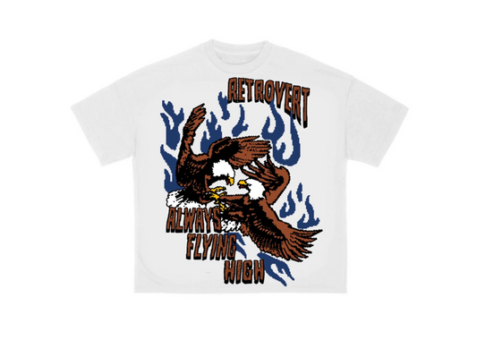 Retrovert Navy Bird Tee