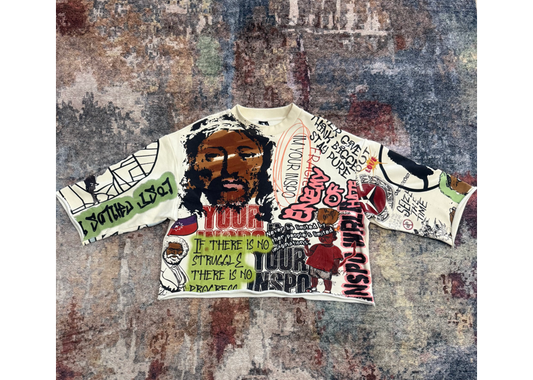 Jesus Grafitti 3Q Shirt