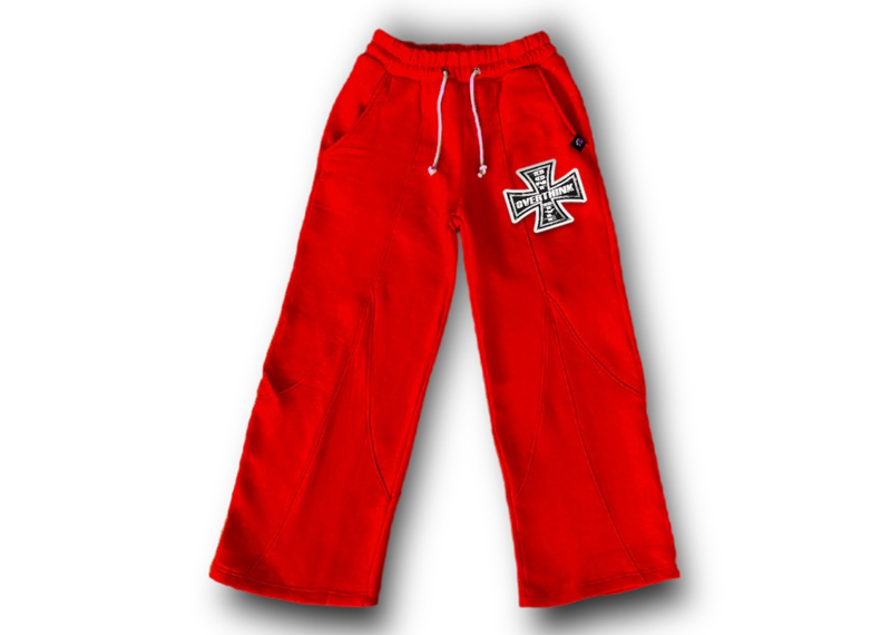 DOS Dont Overthink Red Sweatpants