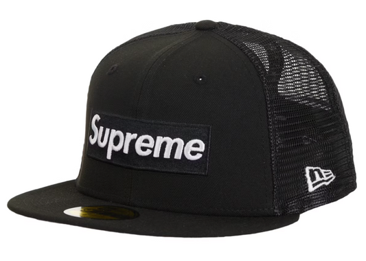 Supreme Box Logo Mesh Back New Era Cap (SS24) White