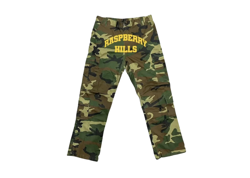 Gold Vintage Gallery Raspberry Hills Army Cargo Pants