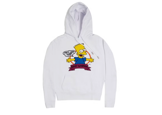 OFF-WHITE Bart Hoodie White