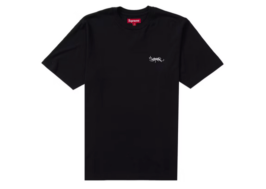 Supreme Washed Tag S/S Top Black