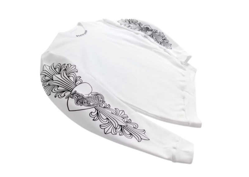 Chrome Hearts Love You Crewneck Sweatshirt White