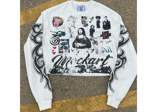 MOCK ART LONGSLEEVE WHITE