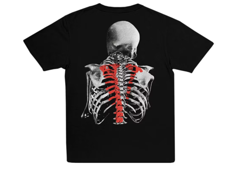 Vlone x Never Broke Again Bones T-shirt