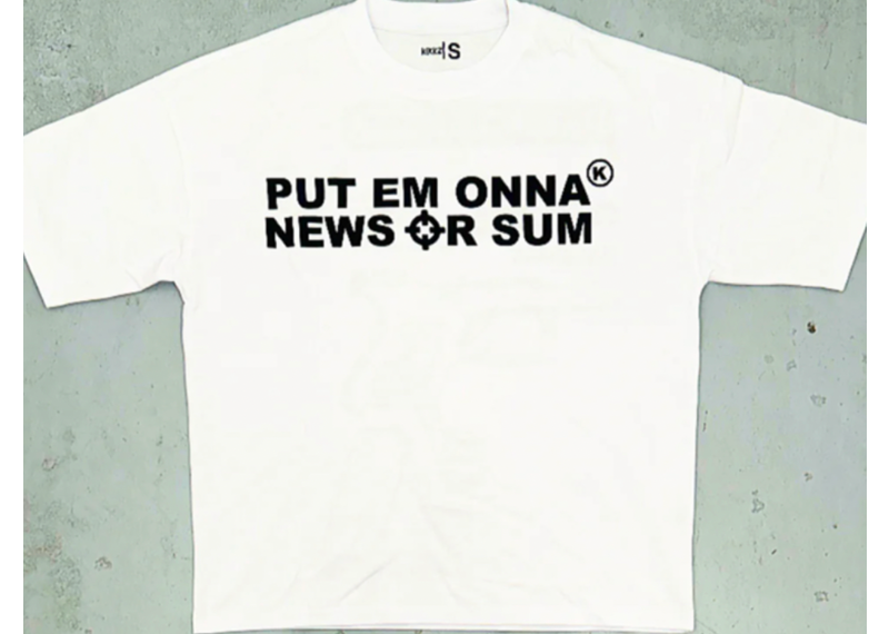 Put Em onna news tee