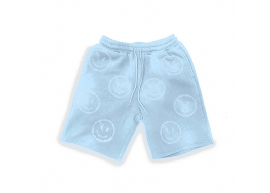 Retrovert Smiley Light Blue Short