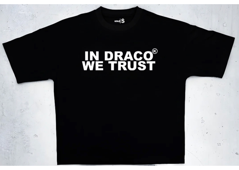 In Draco we trust BLACK/WHITE