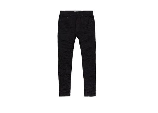 P001 Black Purple Jeans