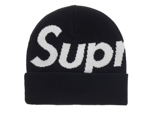 Supreme Big Logo Beanie (FW25) Black