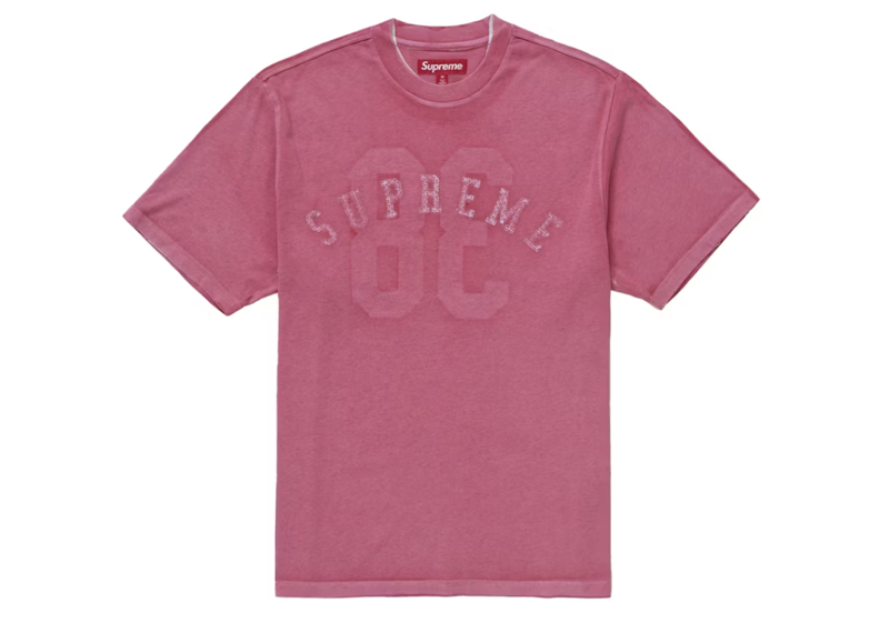 Supreme Overprint S/S Top Pink