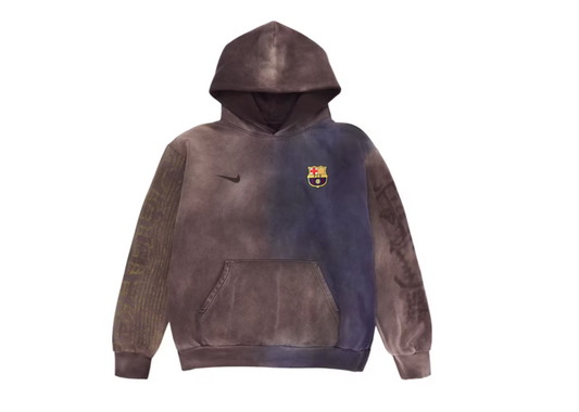 Travis Scott x Nike x FC Barcelona Split-Dye Crest Hoodie Multicolor