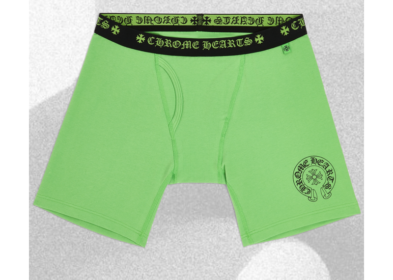 Green Chrome Hearts Long Boxer Briefs