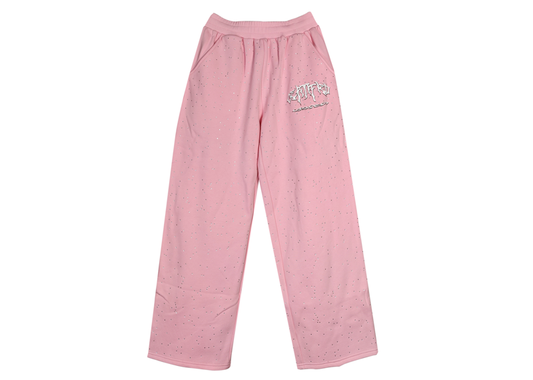 Certified Pink Rhinestone Sweats