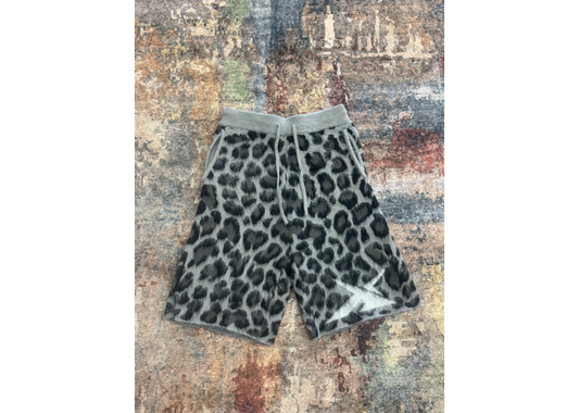 Popular Loner Leopard Mohair Shorts