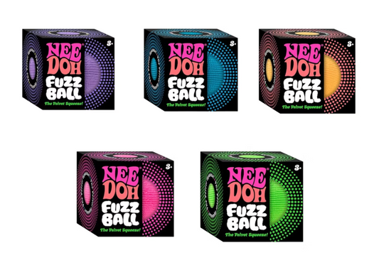 NeeDoh Fuzzball The Velvet Squeeze Squishy Fidget Toy