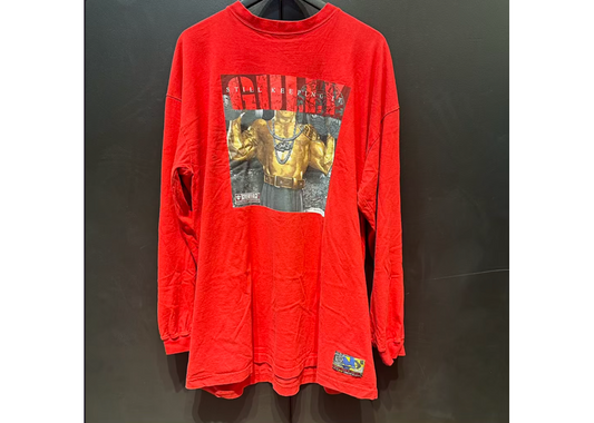 Give Me Face Red L/S Tee