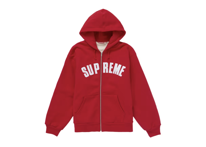 Supreme Arc Thermal Zip Up Hooded Sweatshirt