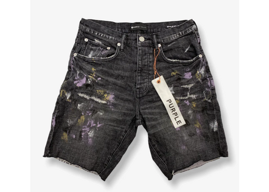 Purple Brand Aged Vintage Black Destroy Black