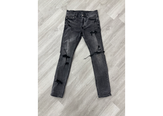 Ksubi distressed black jeans