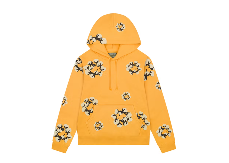 Denim Tears x CPFM Cactus Tears Wreath Hoodie Yellow