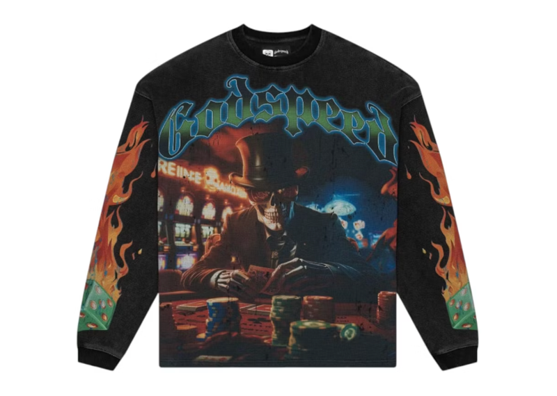 Godspeed Lifes a Gamble L/S Thermal Tee