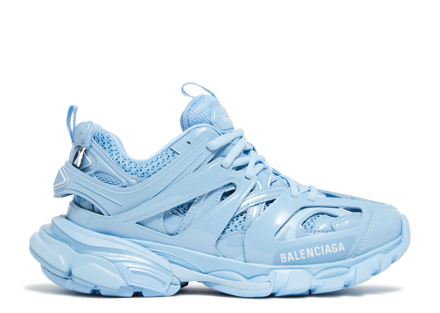 Balenciaga Wmns Track Sneaker Metallic Indigo