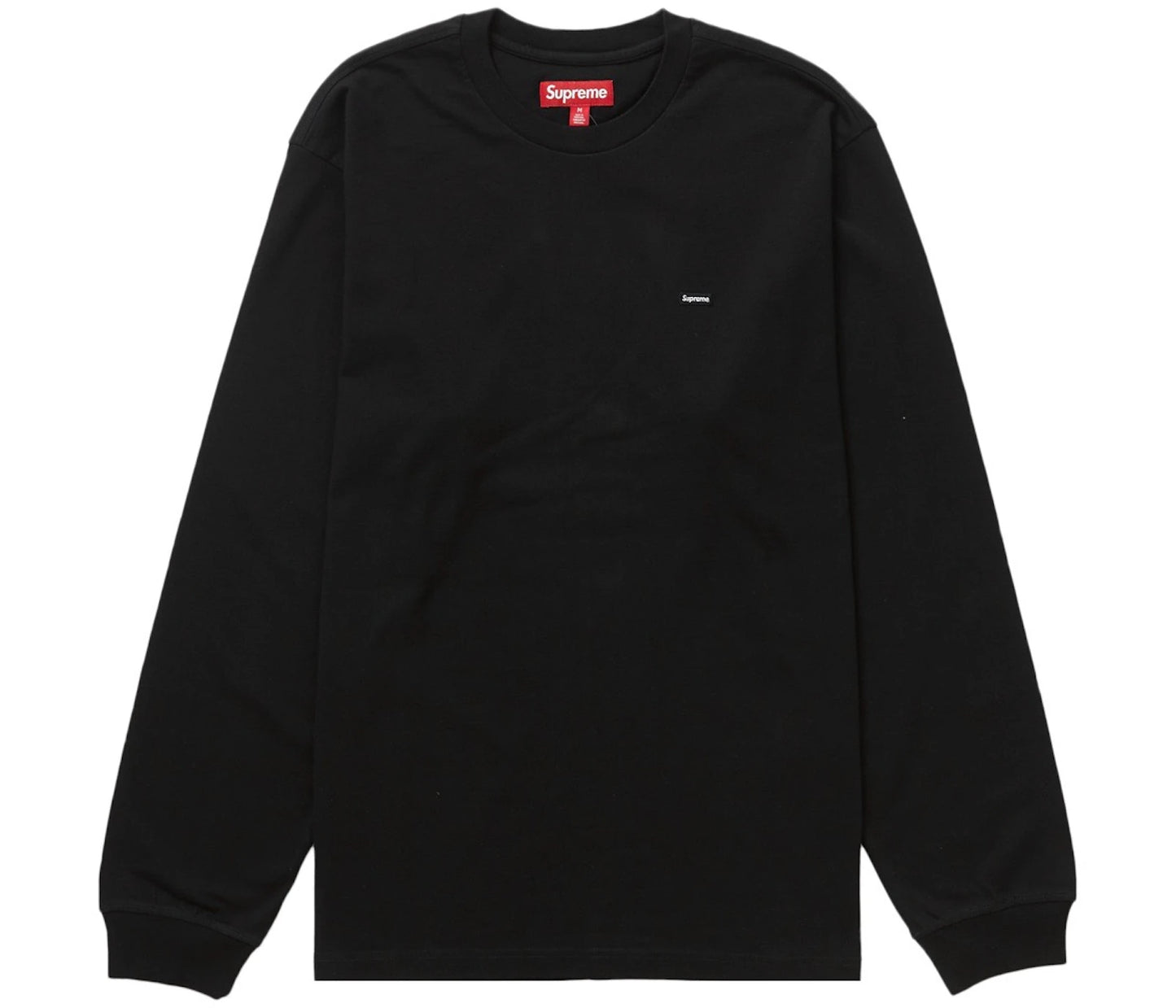 Supreme Small Box L/S Tee Black