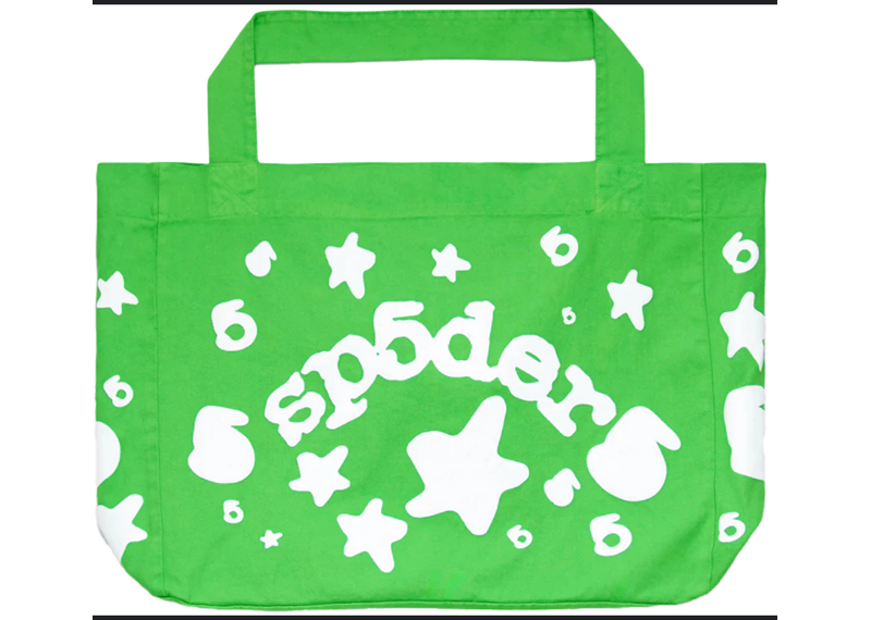 Spider Tote Bag Green