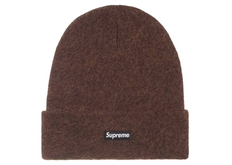 Supreme Mohair Beanie Brown