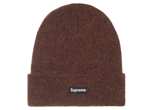 Supreme Mohair Beanie Brown