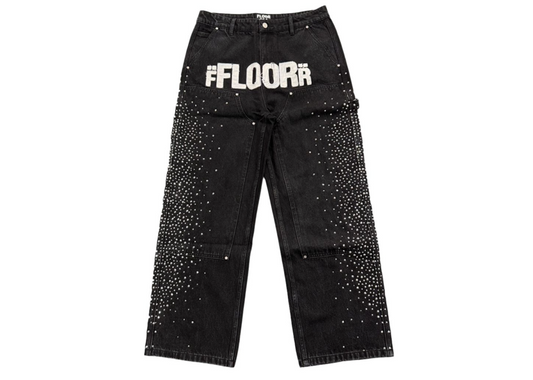 FLOOR914 RHINESTONE DENIM