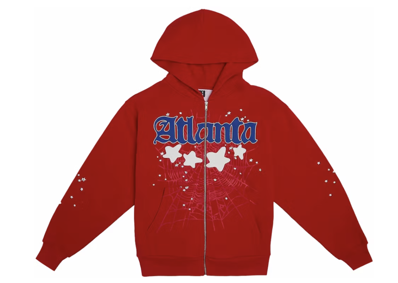 Sp5der Atlanta Zip Up Hoodie