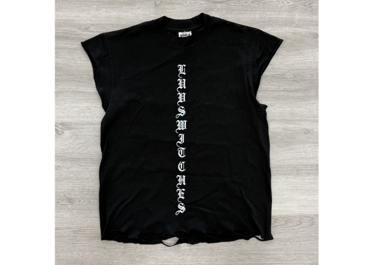 Sleeveless Lost Luv Tee Black