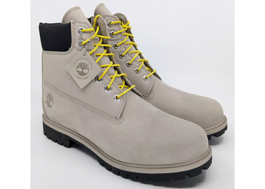 Timberland Heritage 6 Inch Waterproof Boots Taupe Black Mens